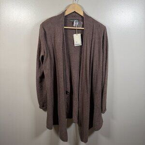 Barefoot Dreams Calypso Wrap Sweater Size L/XL Brown Cozy Comfy Soft